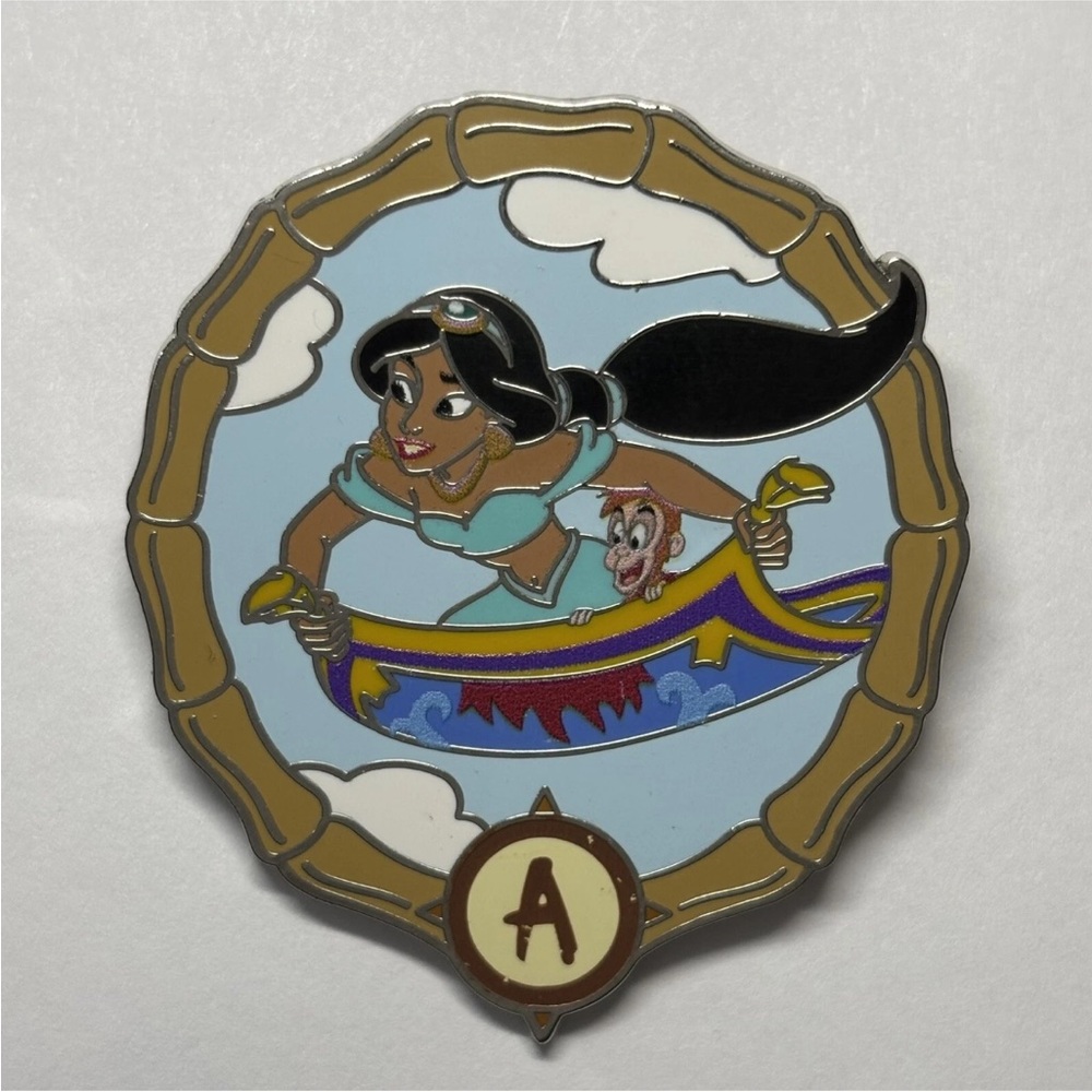 Disney trading pin Jasmine Aladdin Adventureland Bamboo Frames Mystery box 2025